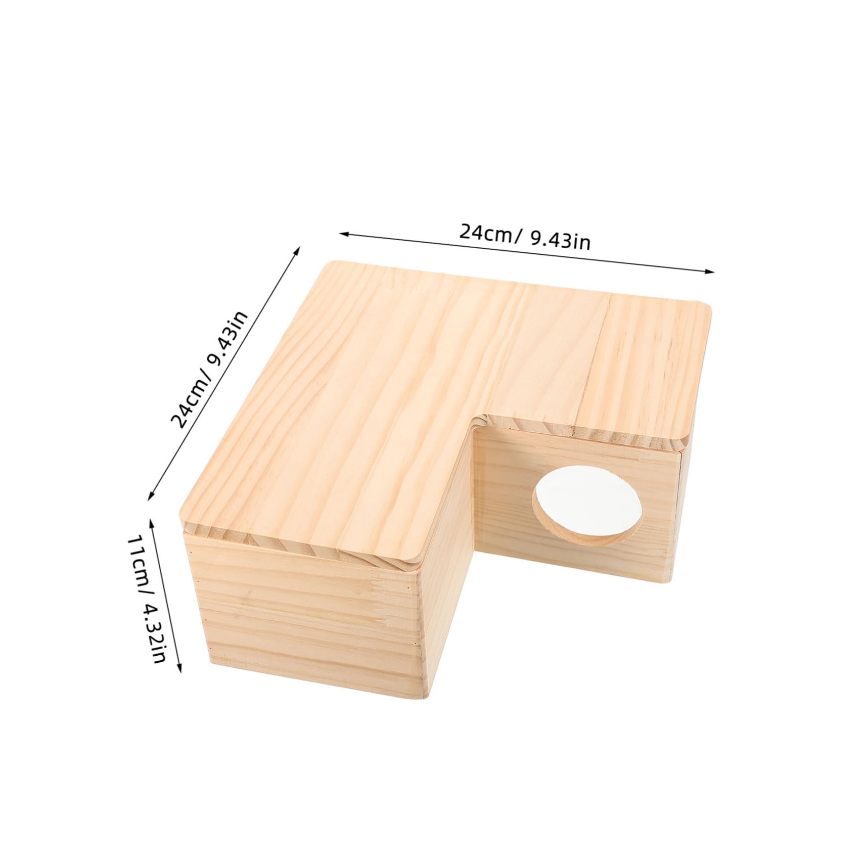 SUPVOX Maison pour Hamster Naturel Tunnel pour Hamster à Plusieurs Chambres Maison pour Rat