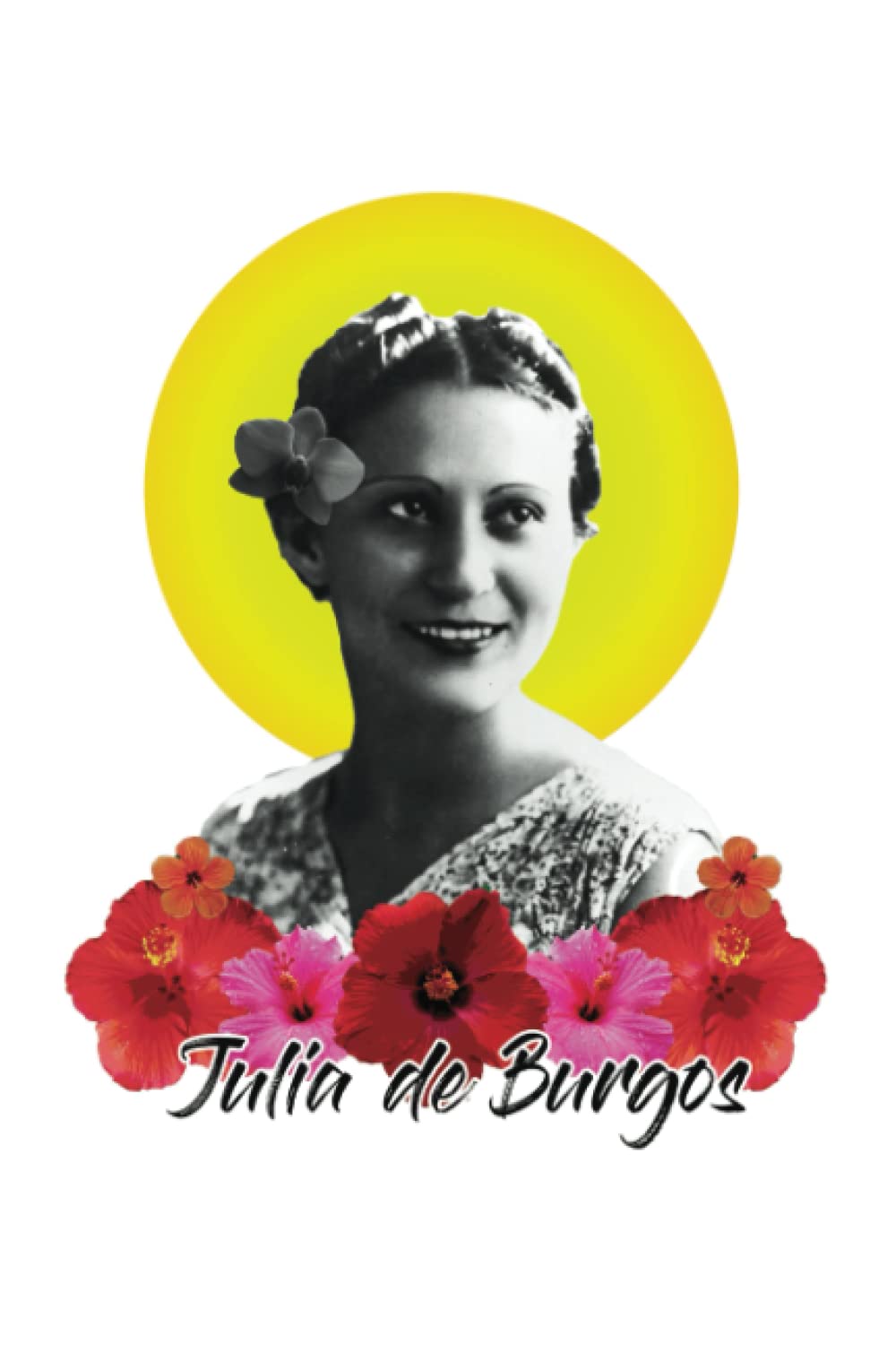 Julia de Burgos 6” x 9'' Notebook Lined Journal 100 Pages