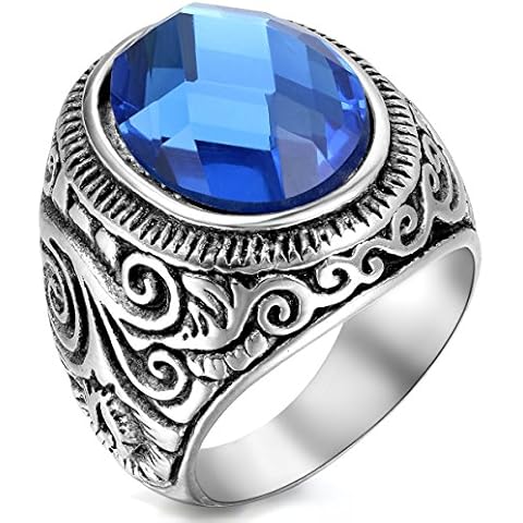 Anillo Flongo Estrella del mar Piedra Azul Cristal Cover