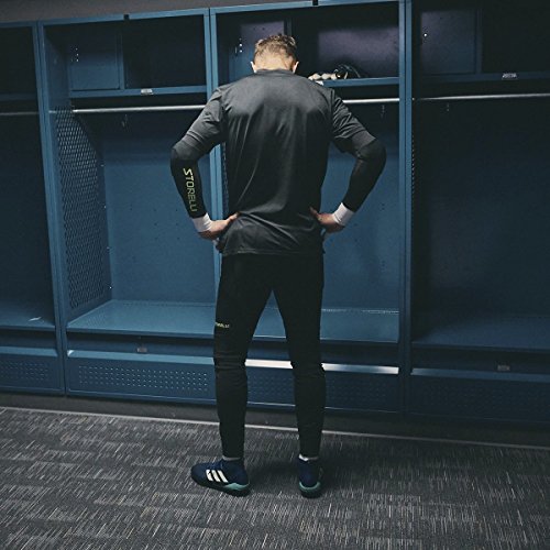 Storelli Exoshield Goalkeeper Pants | Full-Length Padded Soccer Pants | Premium Hip And Knee Protection | Black | Large #TOP1