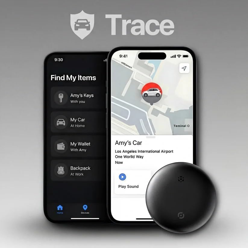 HiDrive Trace GPS Tracker Original (8 Pack,iOS)