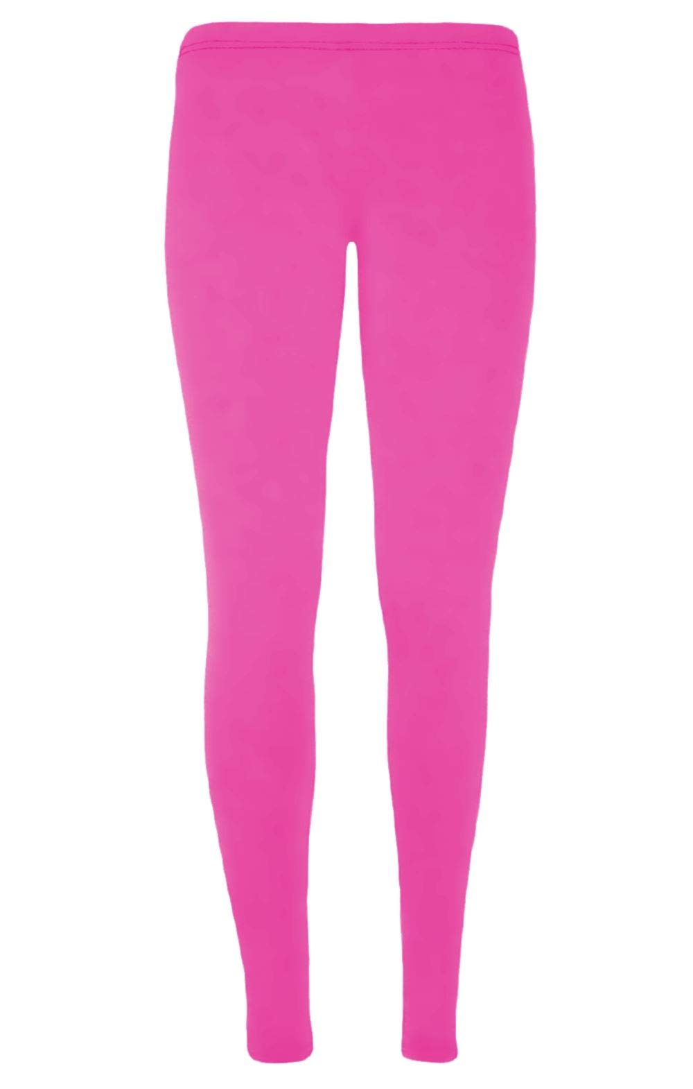 Leggings de base fille svelte en forme pantalon uni en microfibre extensible - 2