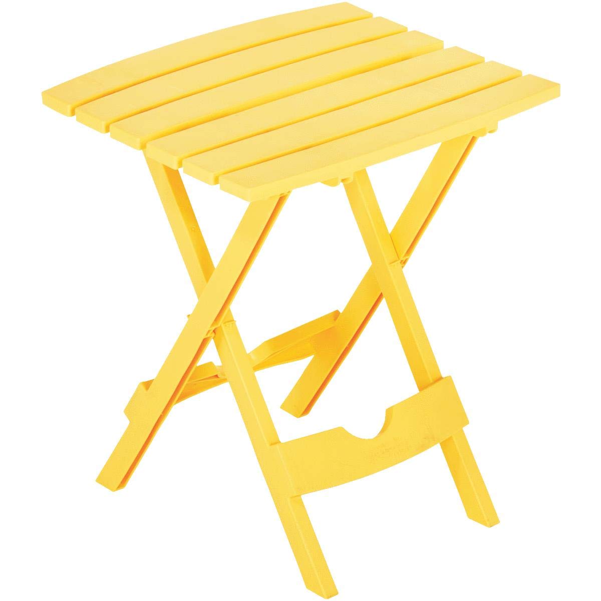 Adams 8500-19-4744 Quick Folding Patio Table, Yellow