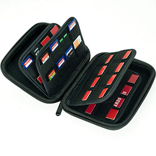 Large Capacity 63 Slots Storage Case Holder for SD Memory Cards, Switch Game