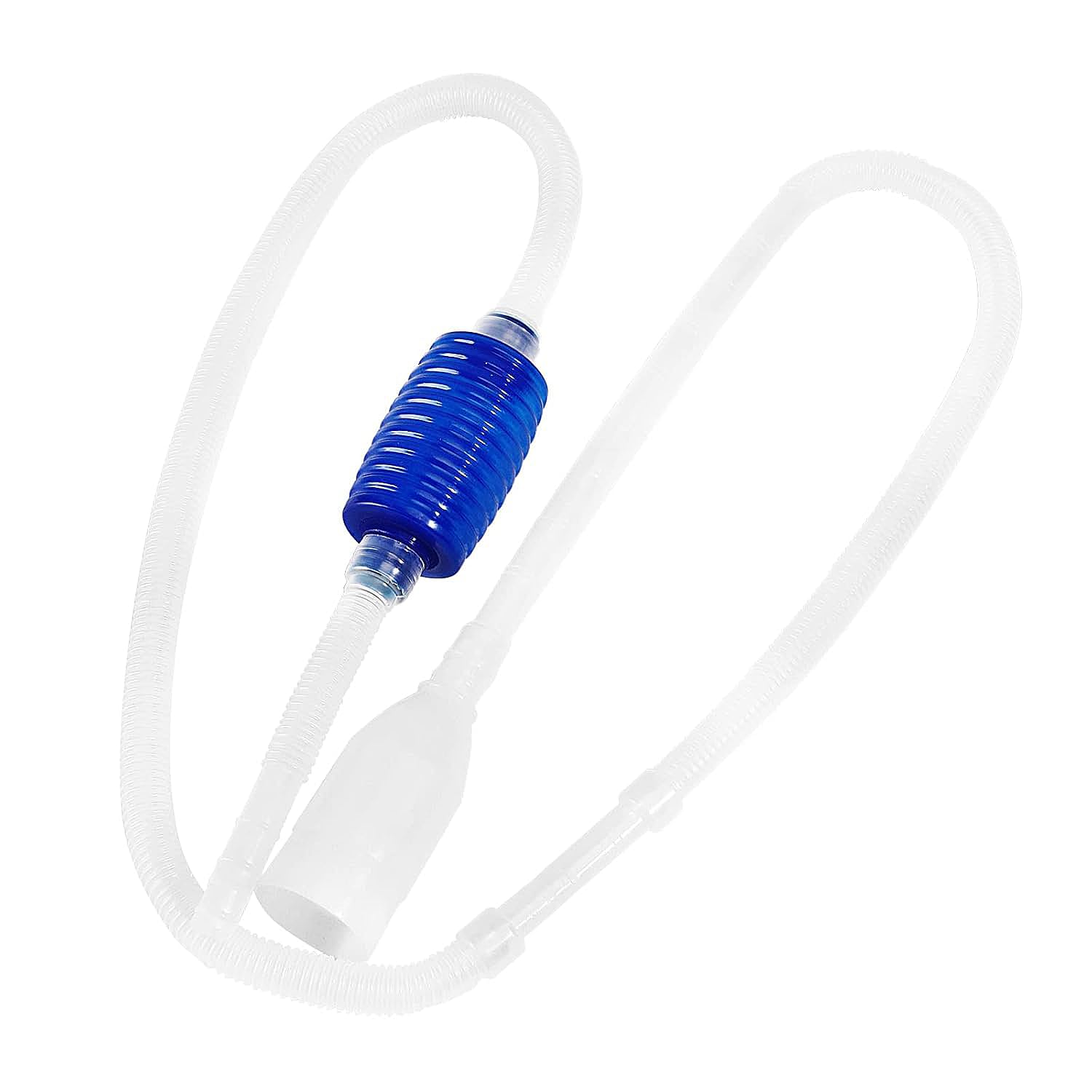 Aquarium Water Changer And Gravel Cleaning Siphon Pipe For Aquarium (Blue & White) By Tedtabbies