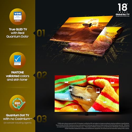 Samsung 138 cm (55 inches) Neo-QLED 4K Mini LED QNX1D Series AI Smart TV QA55QNX1DAULXL (Graphite Black) Samsung 138 cm (55 inches) Neo-QLED 4K Mini LED QNX1D Series AI Smart TV QA55QNX1DAULXL (Graphite Black)