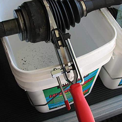 Cv Joint Ear Clamp Banding Tool With Cutter, Esreake Auto Vehicle Tools Cut-Off Pliers Use For Car Repair, 10Mm Fuel Hose, Cooling System, Vacuum Hoses Clamping (Cv Joint Banding Tool With Cutter) #TOP7