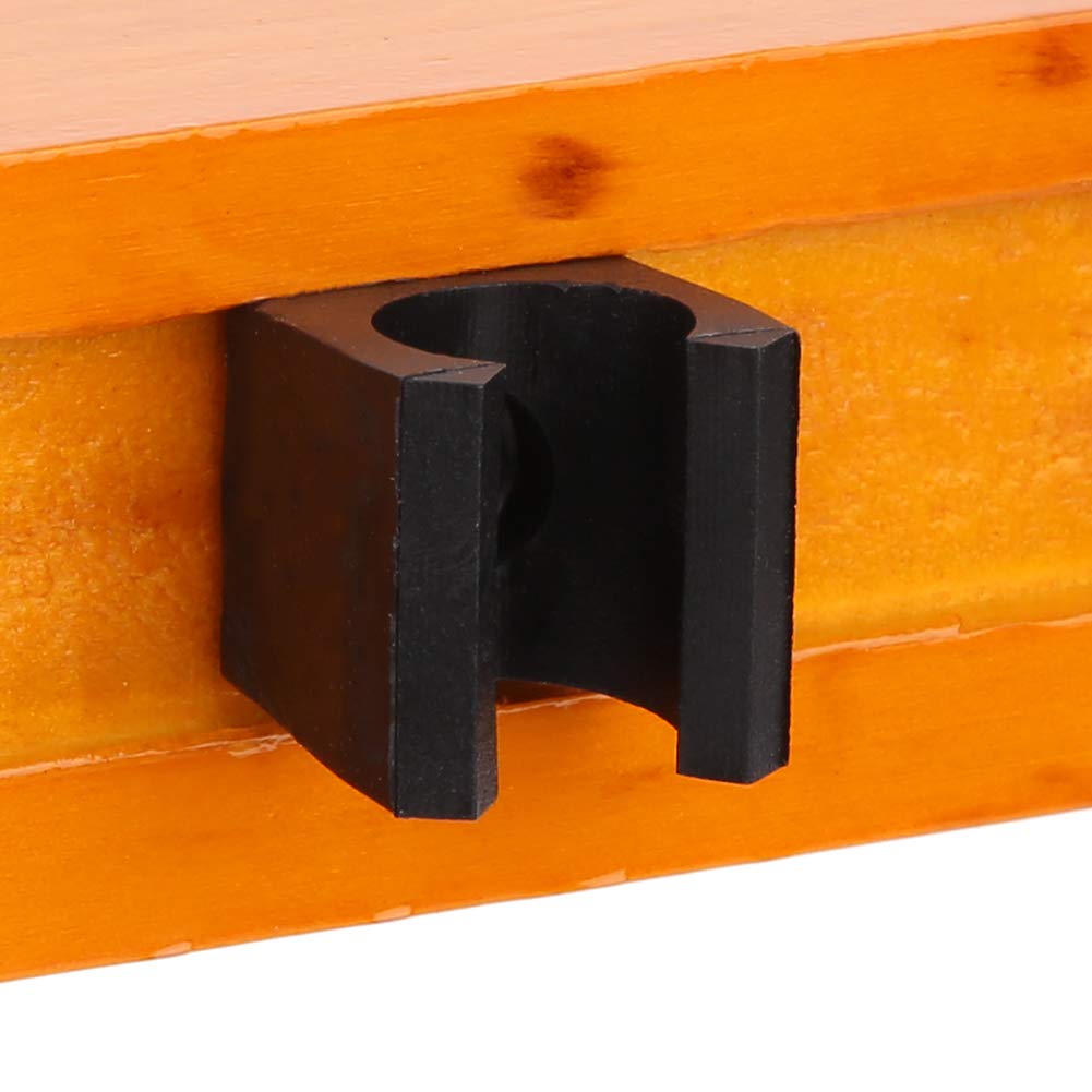 Alvinlite Supporto per Stecche da Biliardo, Porta Stecche da Biliardo a Parete con 6 Stecche in Legno, Accessori per tavoli da Biliardo compatti * 89 Stecche