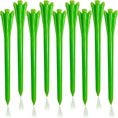 FINGER TEN Golf Tees Plastic Unbreakable Small 3 1/4 Inch 83mm 2 3/4 70mm With Five Claws Prong