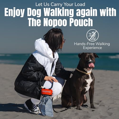 Image of Dog Poop Bag Holder for Leashes - Odor-Control Pet Waste Bag Dispenser - Waterproof Bag Holder with Locking Clip - Fits Any Leash - Essential for Walks & Hikes