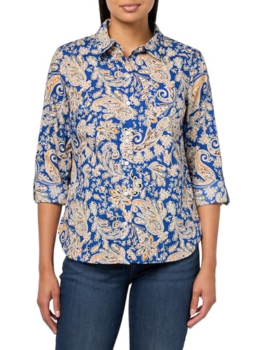 Catálogo para Comprar On-line Ropa de Náutica para Mujer comprados en linea. 48 Nautica - Camisa de Manga Larga con Botones para Mujer, Marina Blue Multi, X-Large
