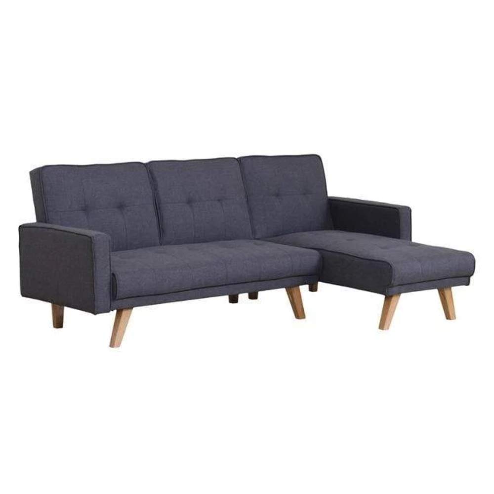 Buy LPD Furniture Kitson LShaped Sofa Bed 3 Seater Contemporary Grey