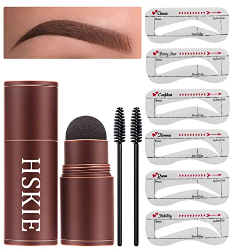 Eyebrow Stamp Stencil Kit Perfect Eyebrow Stamping Kit Brow Stamp Stencil Kit Brows Stamp Kit Brow Stamp Shaping Kit Waterproof Light Brown E
