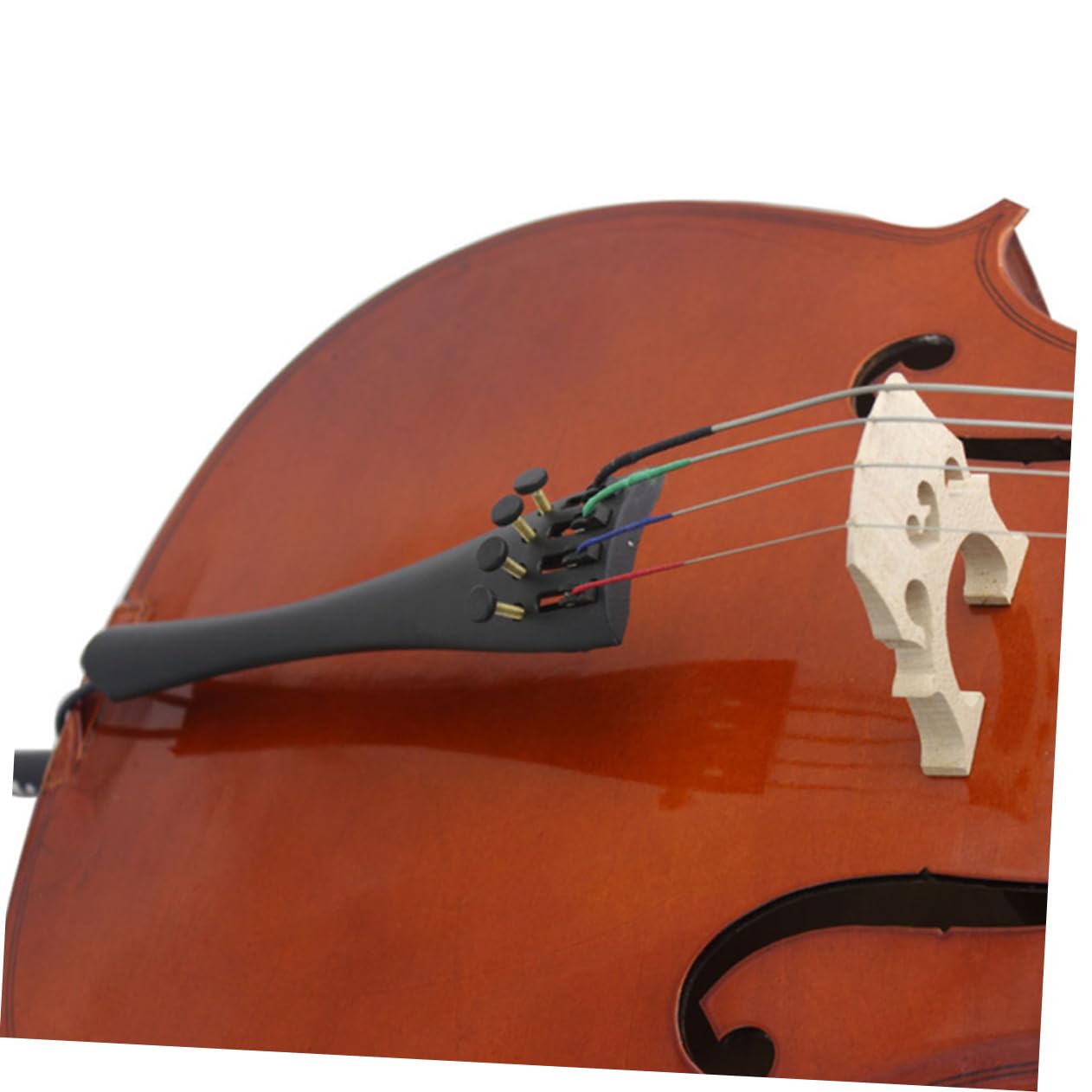 ibasenice 4sets Con Cordiera Ponte Accessori Per Violoncello Facile Da Installare e Manutenere Per Musicisti Professionisti e Appassionati