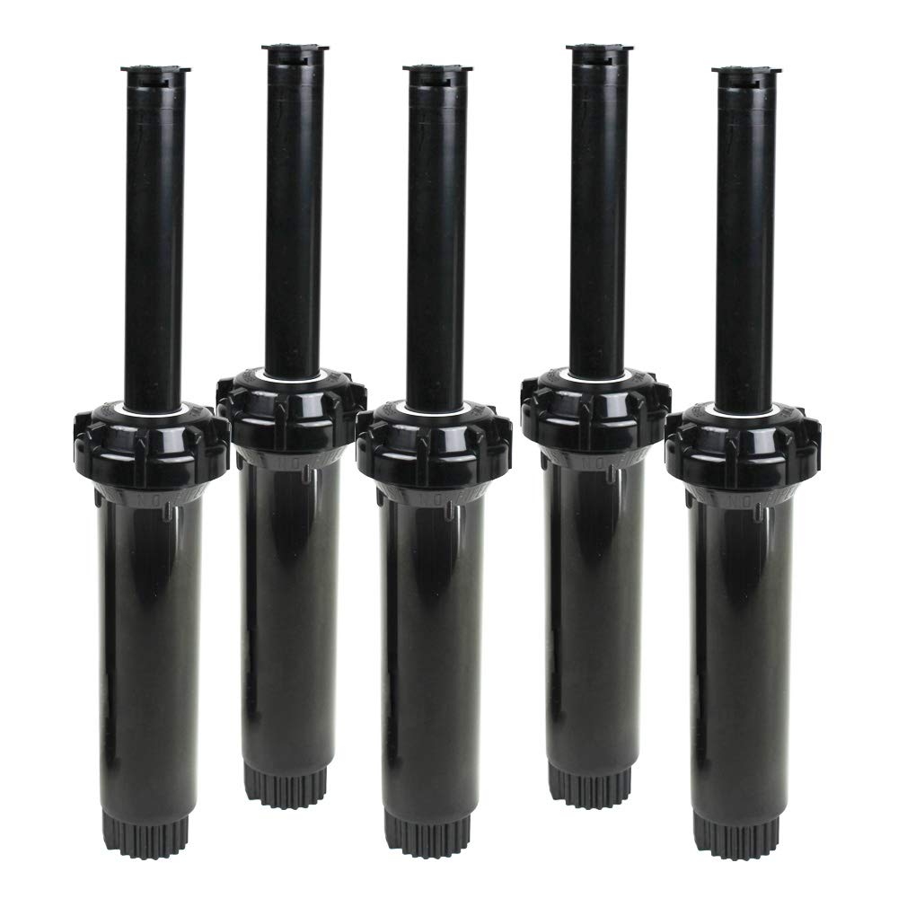 TORO 53457 5 Unidades, 570 Series 4 Pulgadas 15' Cuarto de Boquilla aspersor emergente, Color Negro