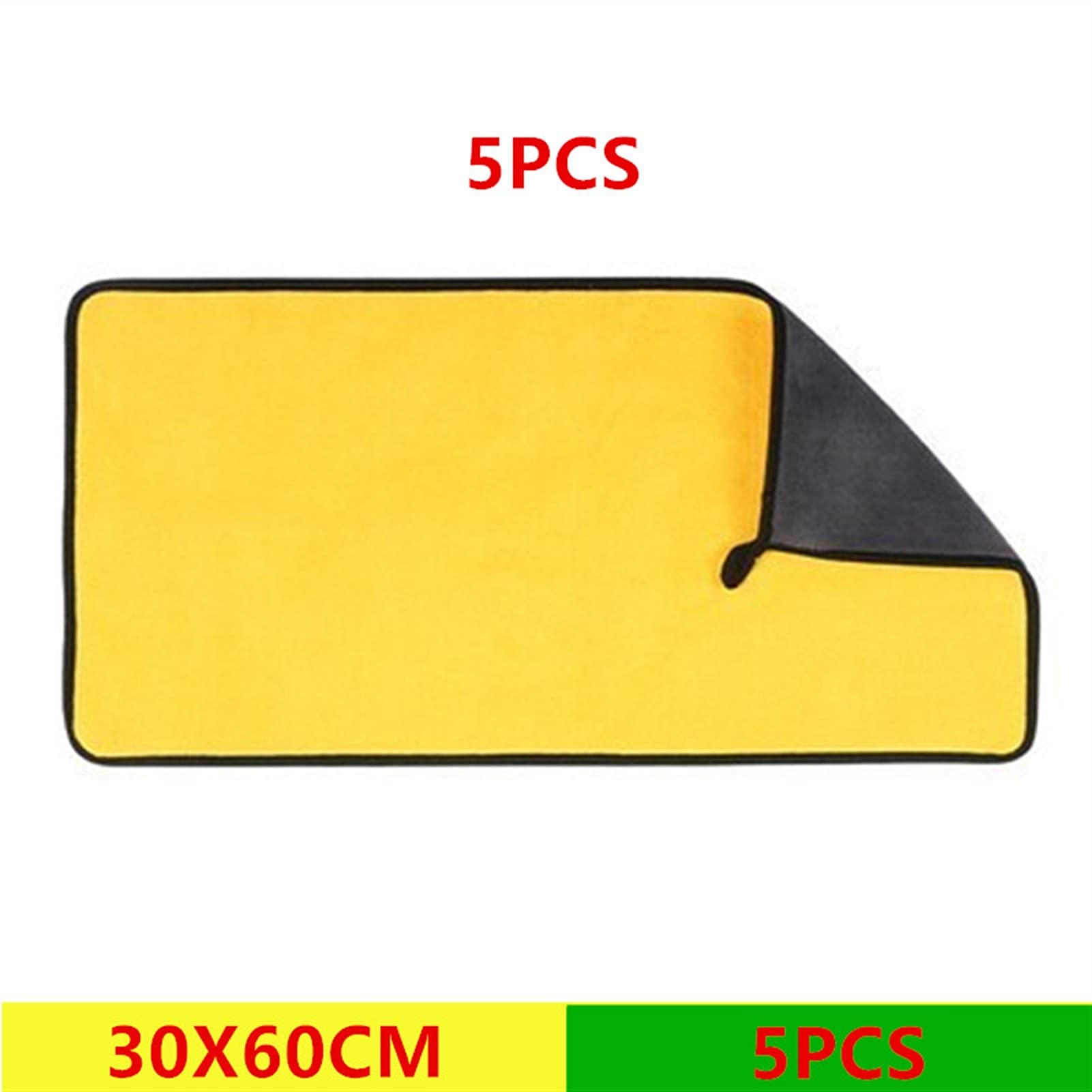 3/5/10PCS 600G.SM Asciugamano in Microfibra per Autolavaggio Pulizia dell'Auto Panno per Asciugatura Panno per la Cura della Vernice Dettagli per Asciugamani per Autolavaggio Strumenti di Pulizia (C