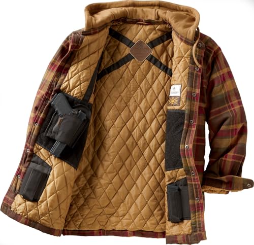Legendary Whitetails Men's Concealed Carry Maplewood Hooded Shirt Jacket3