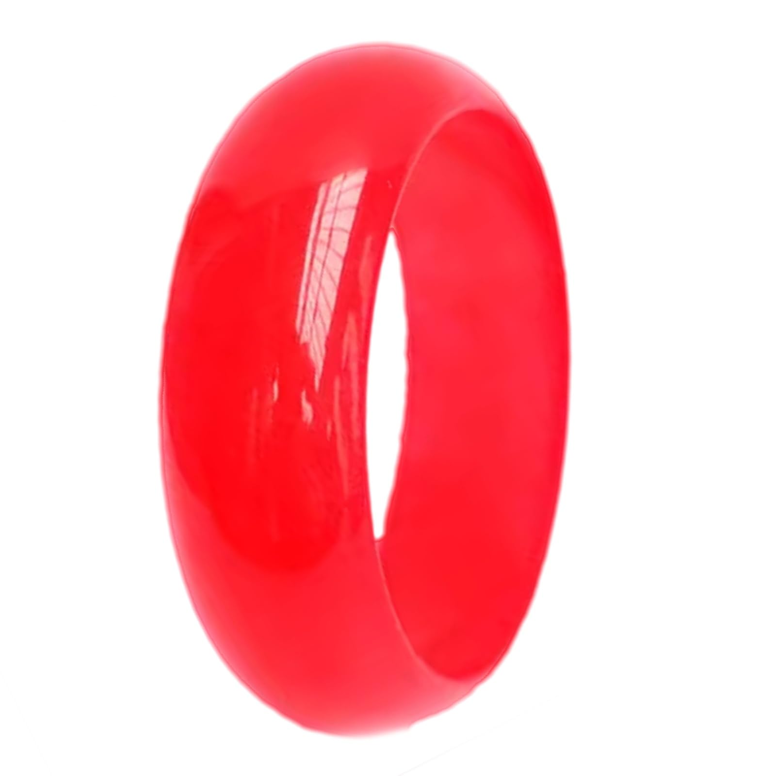 Bracelet jonc en Jade Rouge porte-bonheur pour équilibrer les énergies