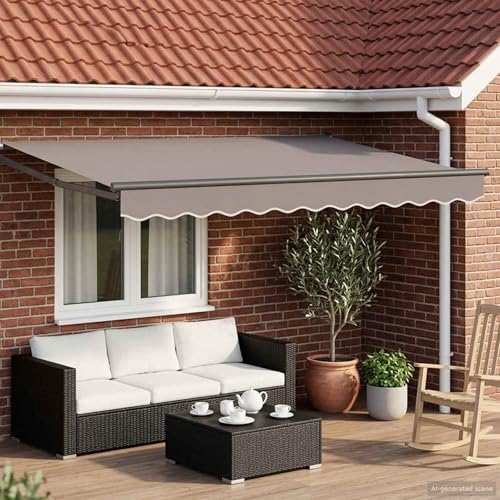 Cadre de parasol en aluminium blanc avec structure premium longue durée