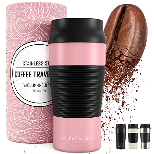 Thermobecher Kaffeebecher To-Go Edelstahl - 360ml...