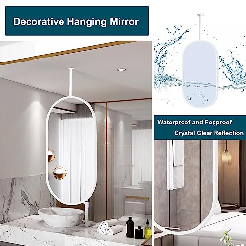Miroir de courtoisie blanc en métal de qualité supérieure