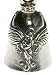 PRAYING ANGEL Guardian® Bell Motorcycle - Harley Accessory HD Gremlin NEW Riding Bell Key Ring Mod Dyna FXR Custom Triumph Heritage Sportster Chopper 1200 Iron 880 Vulcan Goldwing Honda Yamaha Kawasaki Sport Street Road Warrior