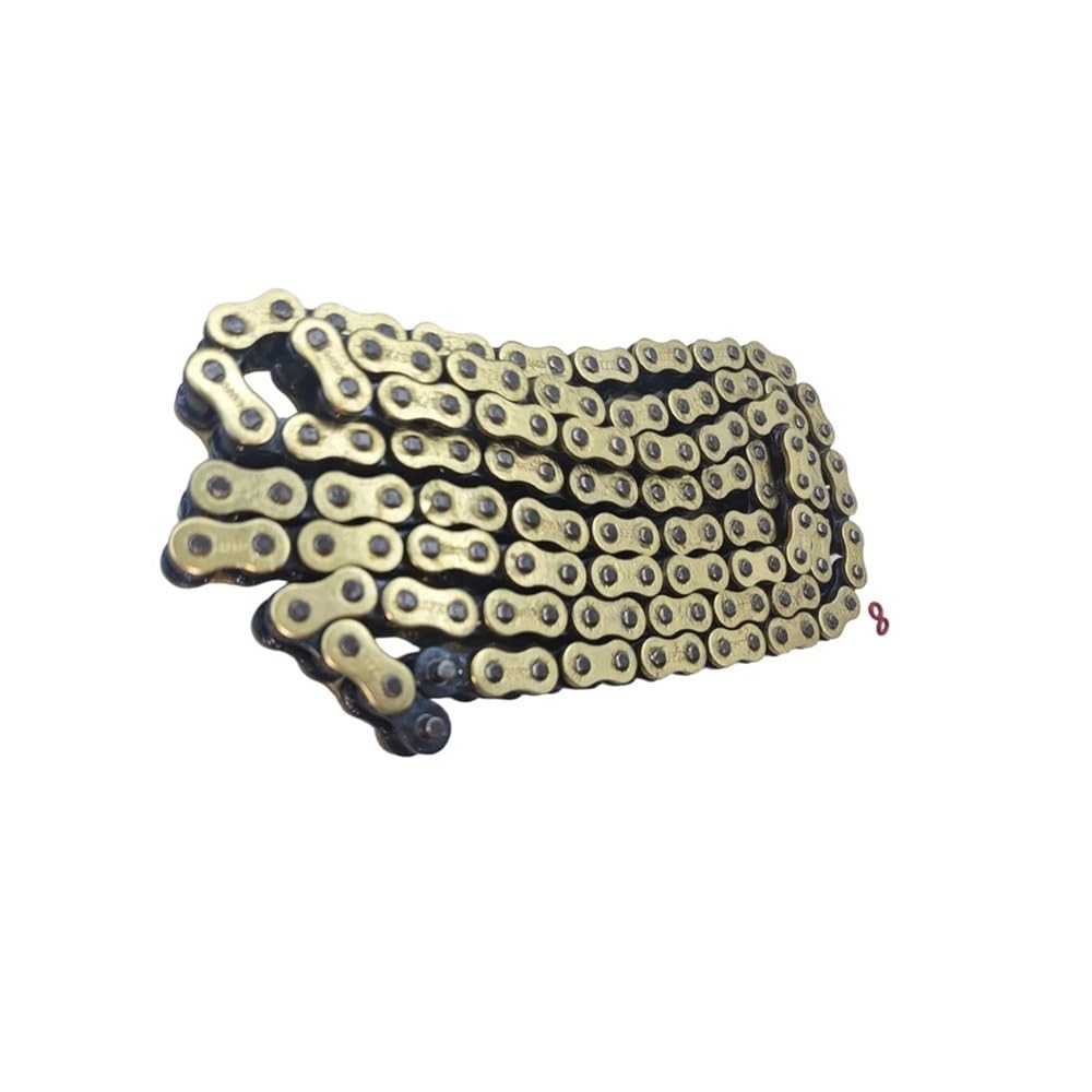 Ensemble de chaînes de Joints toriques for Moto, adaptés à la chaîne 428, 100 à 132 maillons, Quad Pit Dirt Bike Go Kart, par en métal(102L)