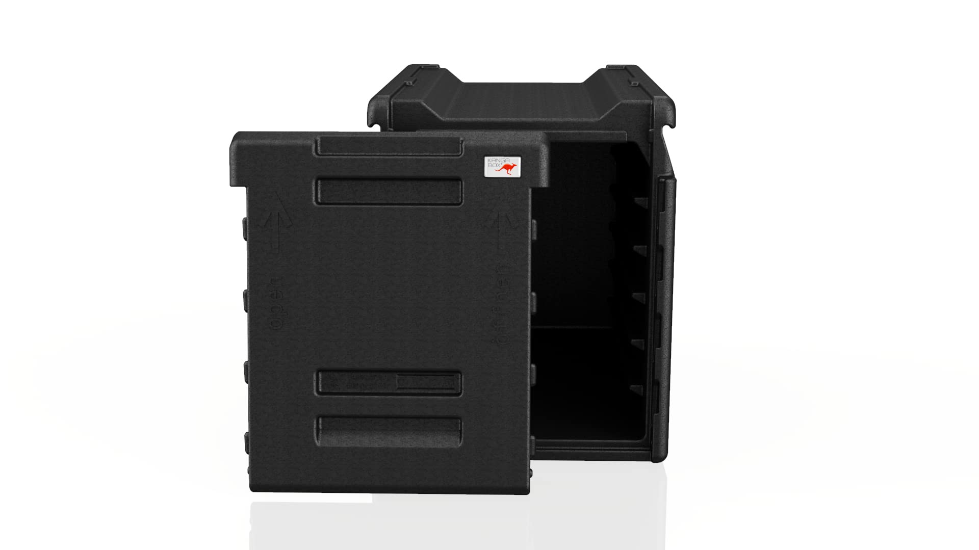 Tower Thermobox mit Schiebetür GN 1/1 – Isolierbox 66L für Catering & Gastronomie –Stapelbar, Ultraleicht, HACCP-konform, Spülmaschinenfest, Stoß- und Kratzfest