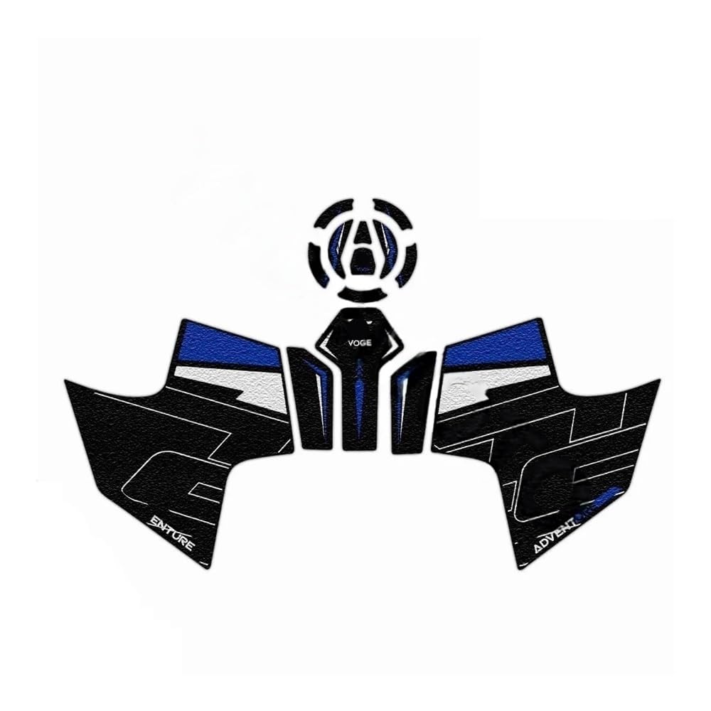 Motorbike Tank Protector for Vo&ge DS525X Motorcycle Fuel Tank Pad Sticker Body Decal Decorative Kit Protector Anti-Skid Anti-Scratch Accessories