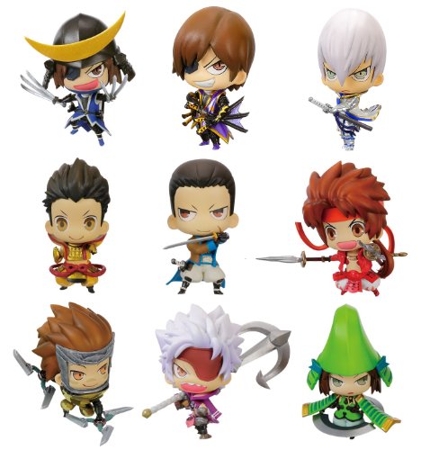 Sengoku Basara figurines Mameba Box miniature statuette Japon samouraï