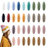 32 Pcs Hijab Pins for Women, Fashion Safety Pins for Scarf, Colorful Plastic Hijab Clip Bulk, Brooches and Pin for Women(16 Colors)