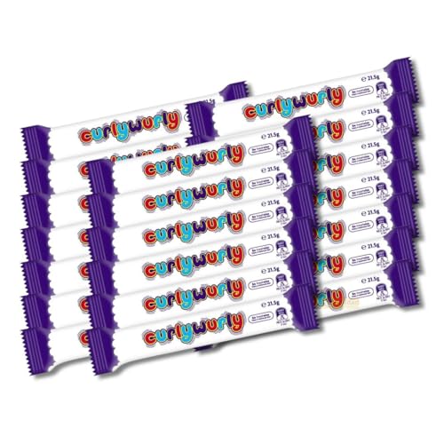 Chocolate Bar Bundle with Curly Wurly Fun & Chewy Chocolate Treat Selection For Snacking gifting lunchboxes party bags and on-the-go treats. (20x)