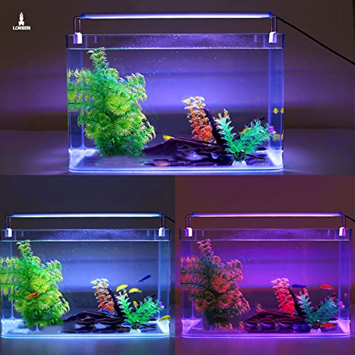 Luminária de Led para Aquário Lorben Barra Slim 3 Funções de Cores 38 a 50cm 10W Bivolt GT6129