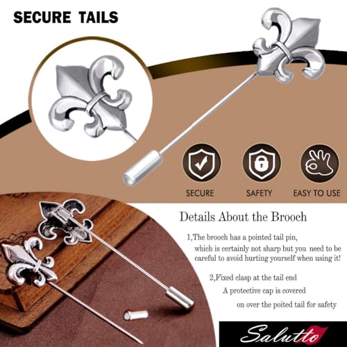 Image of Boutonniere Suit Lapel Stick Brooch Pin