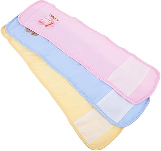 Abaodam 3 Pçs Cordão Umbilical Do Bebê Umbigo Cinto De Hérnia Umbilical Do Bebê Faixa De Hérnia Umbilical Confortável Umbigo Do Bebê Infantil Envoltório Da Barriga Fita De Algodão