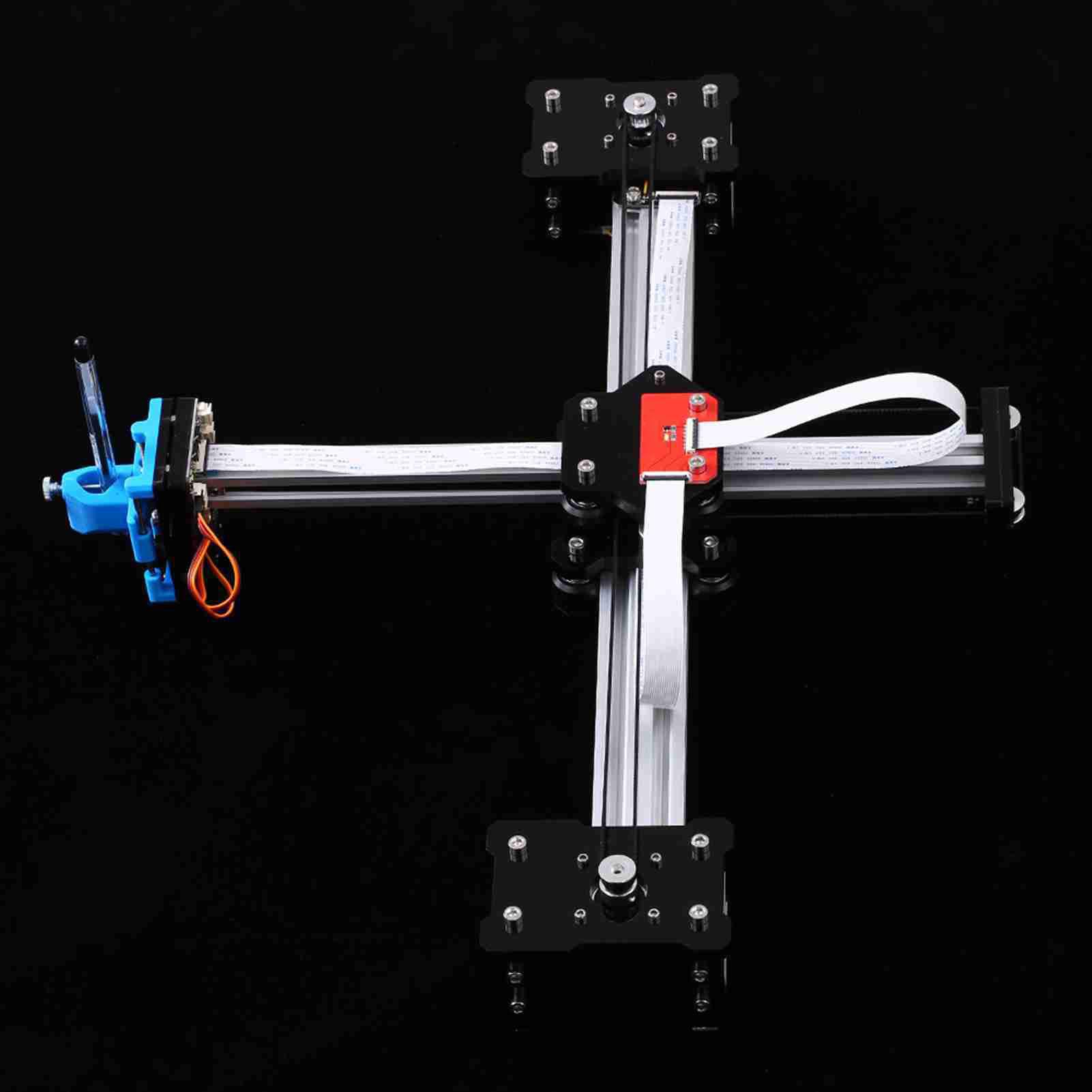 Plotter Pen Drawing Robot Robot Máquina de Dibujo Ensamblado para Escribir Silver (Enchufe de la UE)