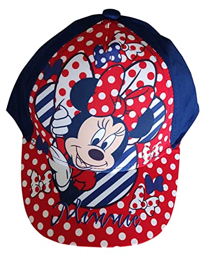 Minnie Maus Casquette Chapeau de Soleil Chapeau à Pois pour Enfants Garçons Filles, bleu, 54