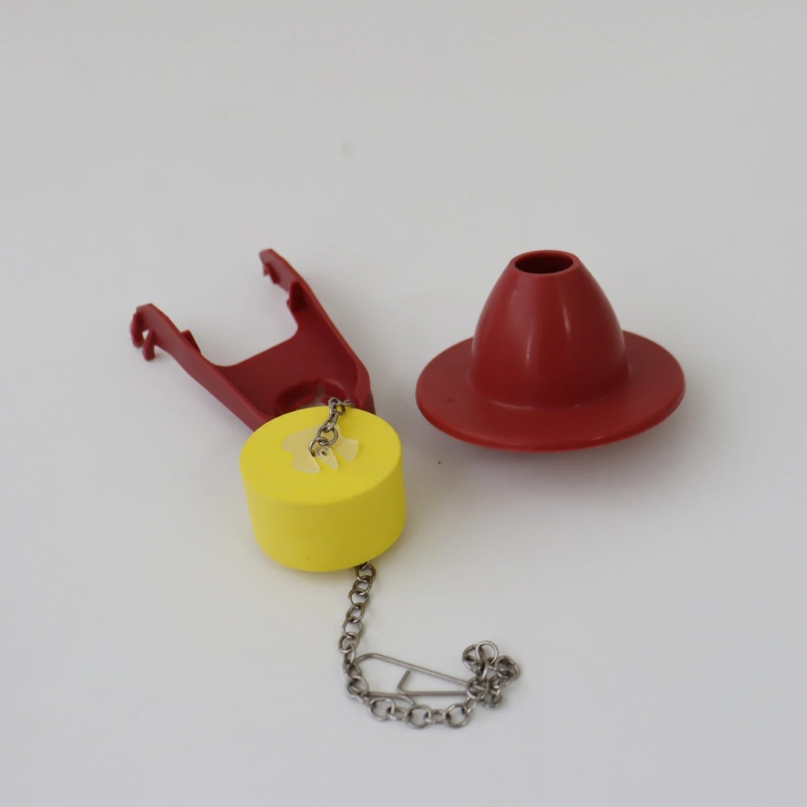 Galleggiante Cassetta Wc Kit di montaggio valvola scarico divisa 59 mm | Riparazione WC in due pezzi, installazione semplice