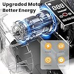 Under Desk Elliptical Machine, Elliptical Leg Exerciser as Seen on TV for Senior with Remote Control, Portable Quiet Electric Seated Pedal and 12 Adjustable Speed, Black - Image 2