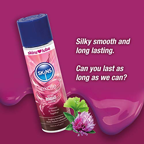 Skins Sexual Health Excite Formicolio A Base D'acqua 130 Ml - 4