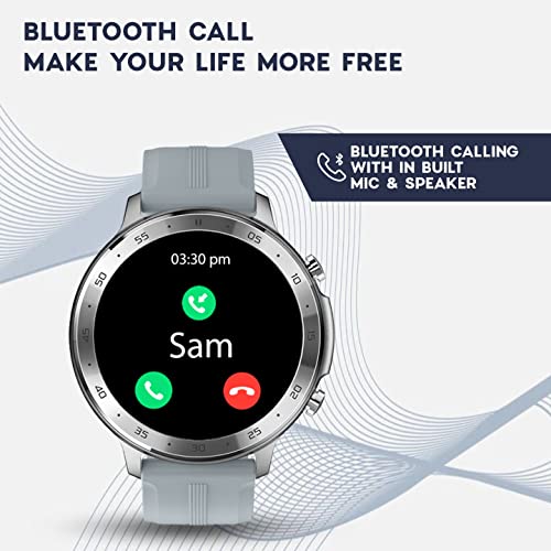 Image of Maxx SX25 Pro Smart Watch 1.28-inch - Fitness Tracking, Bluetooth Call, Music Playback, IP67 Waterproof, VC32S Heart Rate Monitor, 100+ Sports Modes, Extended Battery Life (Grey)