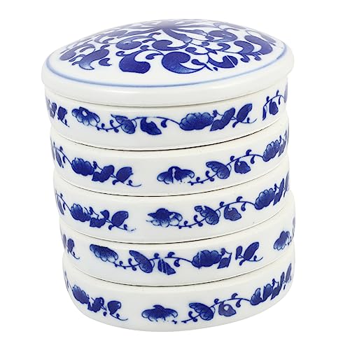 ARTIBETTER Watercolor Mixing Bowls Ceramic Set Porcelain Paint Mixing Trays Lid for Artists and Students