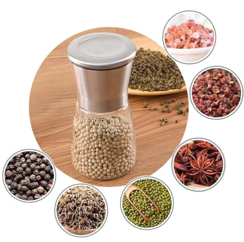 Image of Big Pepper Grinder or Salt Grinder, Best Spice Mill with Ceramic Blades, Adjustable Coarseness Professional Grade Heavy Duty High Output Pepper Mill (mini paperr Mill)