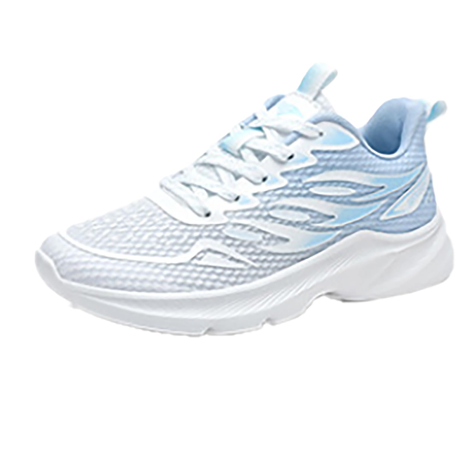 Turnschuhe Damen Luftige Sommer Sportschuhe Mesh Atmungsaktiv Laufschuhe | Leicht Sneaker Mit Schnürung Bequem Joggingschuhe, Outdoor Fitnessschuhe Gedämpft Walkingschuhe Für Running Alltag 1