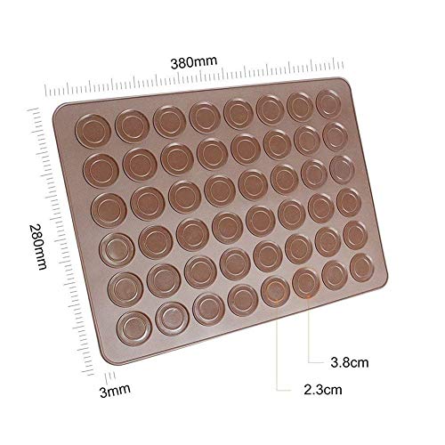 Cool Cook 48 Hole Macarons Silicone Mat Baking Mold Silicone Macaron Kit Pastry Baking Mat And Decorating Piping Pot With 4Pcs Nozzles thumb #4
