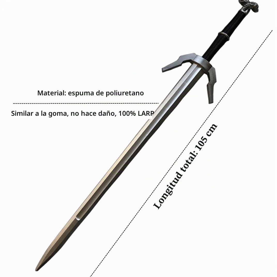 damdos Halloween Prop Sword Jewel Sword Double Beast 1:1 Cosplay Role Play Birthdays Gift (2PCS Sets)