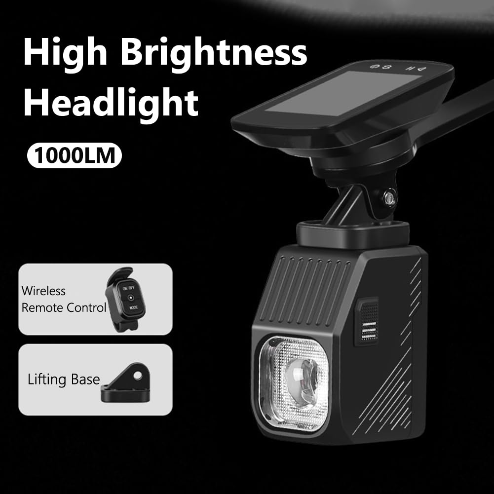 Lampa rowerowa LED z akumulatorem USB typu C Pilot Ultra Brilliant 1000LM Oświetlenie rowerowe