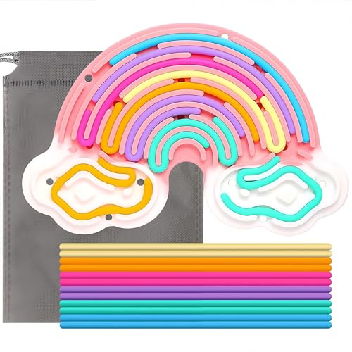 Sensorik Spielzeug,Fidget Toys,Doppelseitiges Regenbogen Cloud Activity...