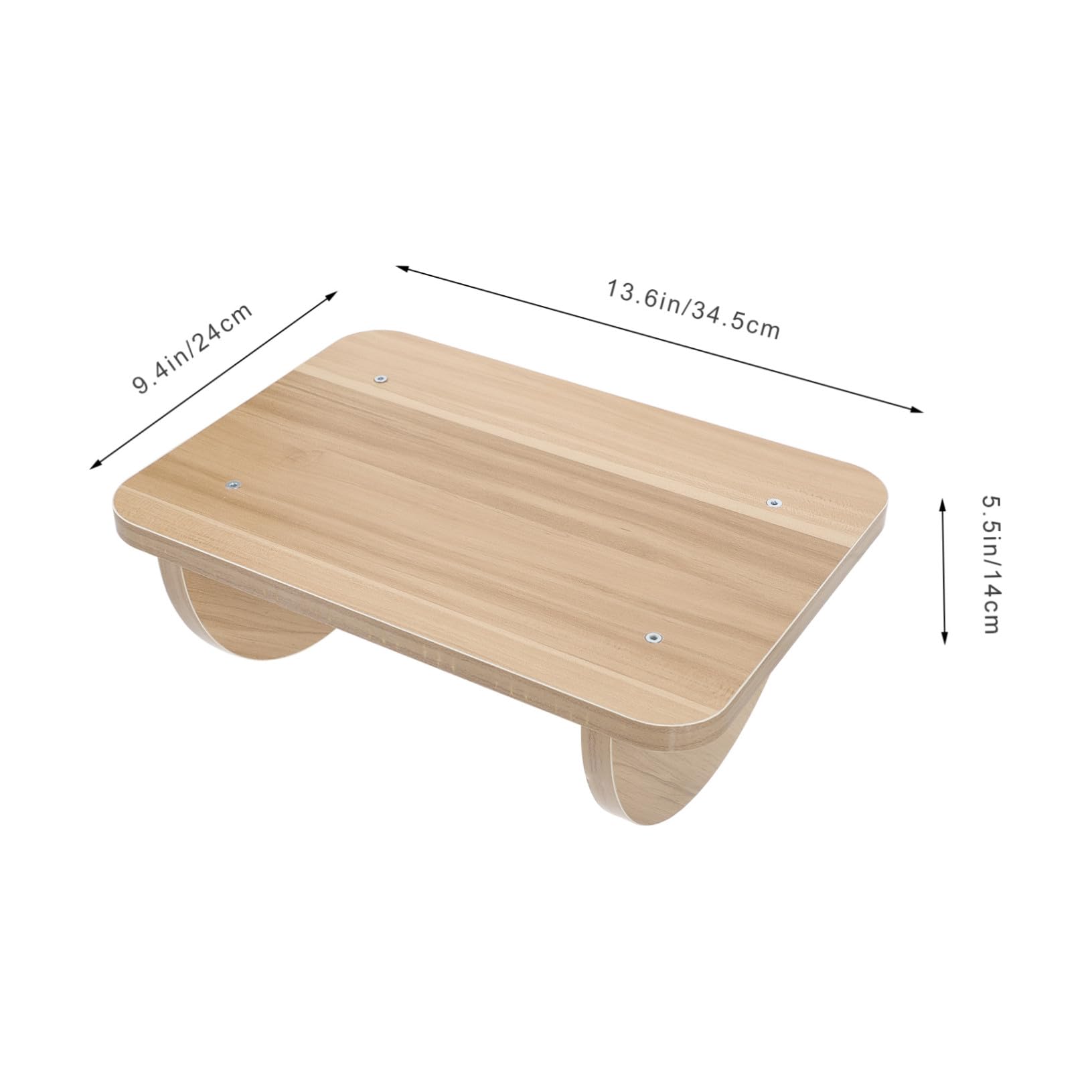 Gatuida Reposapiés y Color Aleatorio Mejorar la Postura Debajo del Escritorio de Madera Función Antideslizante Diseño Ergonómico para Aliviar la Presión para Oficina y Hogar