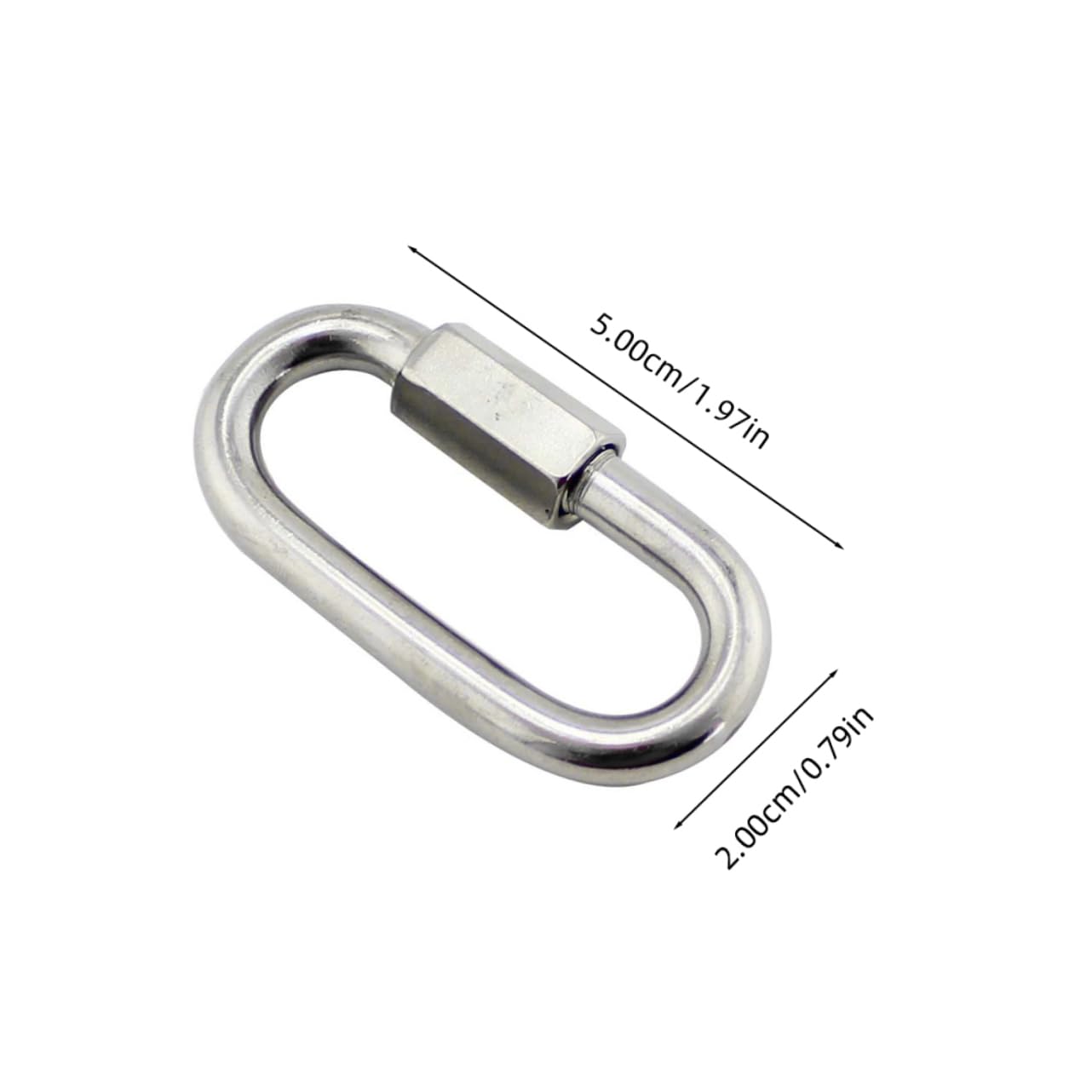 HEALLILY Simple Connection Buckle Stainless Steel Chain to Clean Safe for Outdoor Use